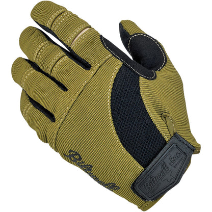 Biltwell Inc. Moto Gloves - Olive/Black - Large 1501-0309-004_353486