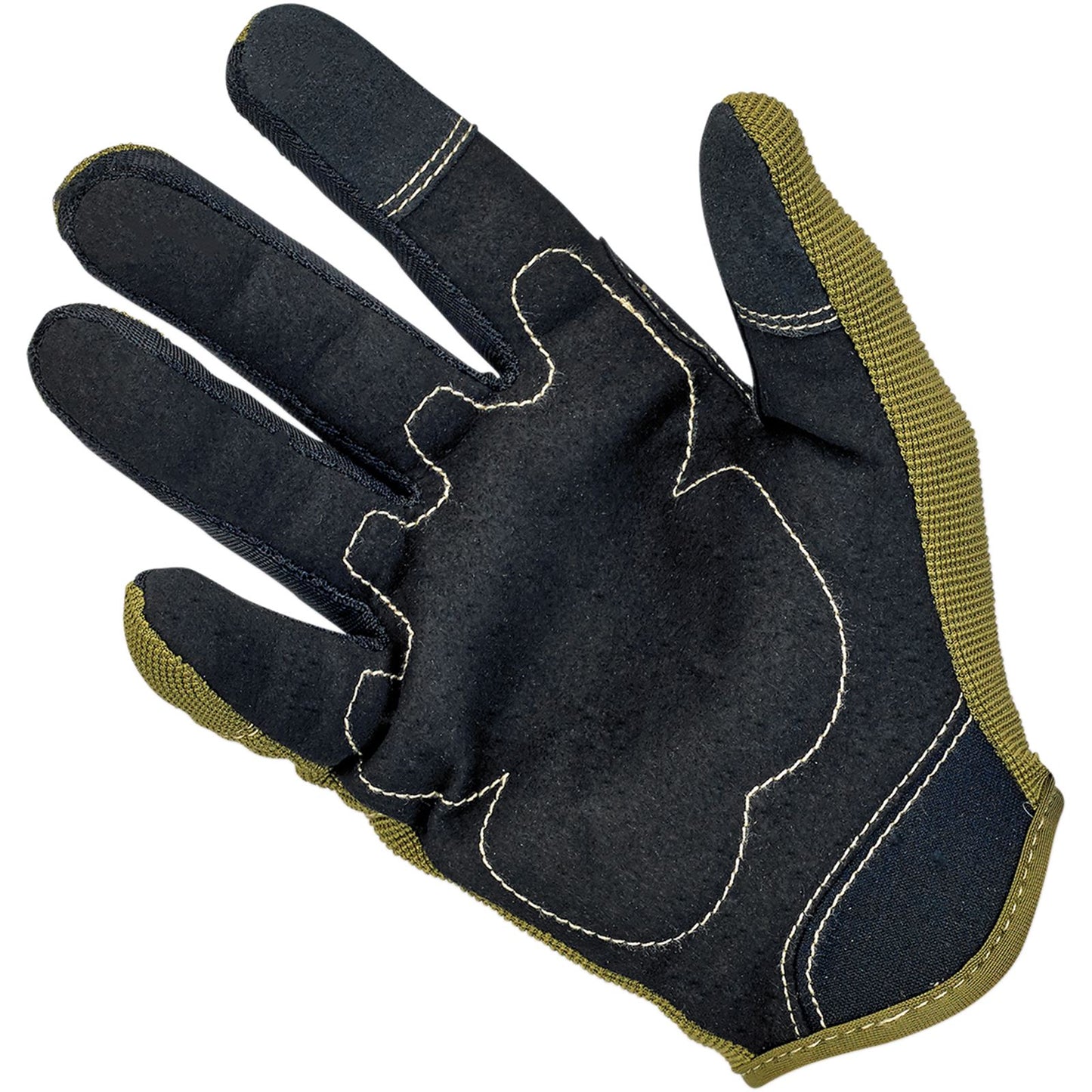 Biltwell Inc. Moto Gloves - Olive/Black - Large 1501-0309-004_353488