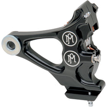 Performance Machine 4-Piston Caliper - Rear - Contrast Cut™ - '84-99 Softail 1274-0076-BM_453042