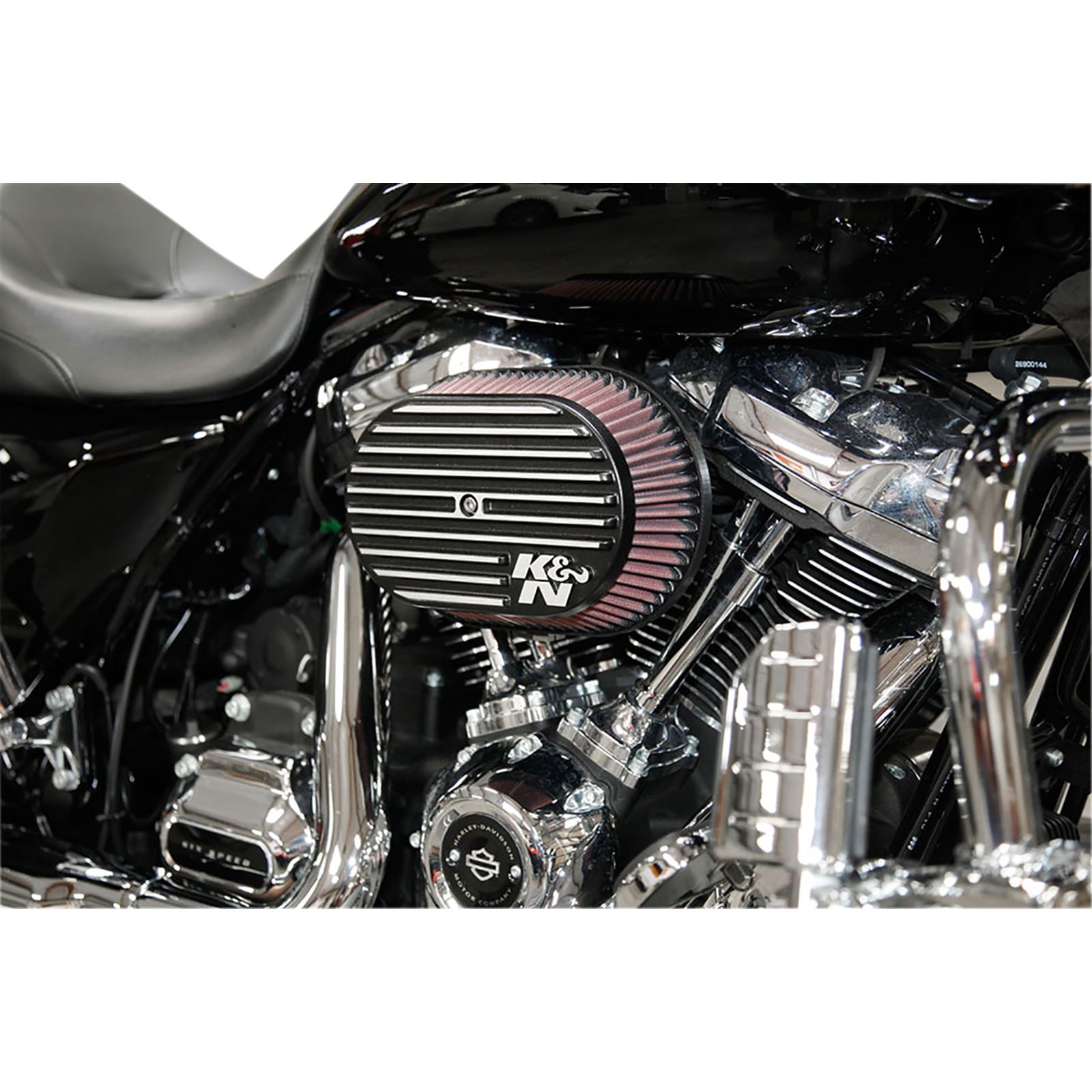 K&N Filters Intake Kit Black Softail/Dyna [MPN: RK-3953]_402612