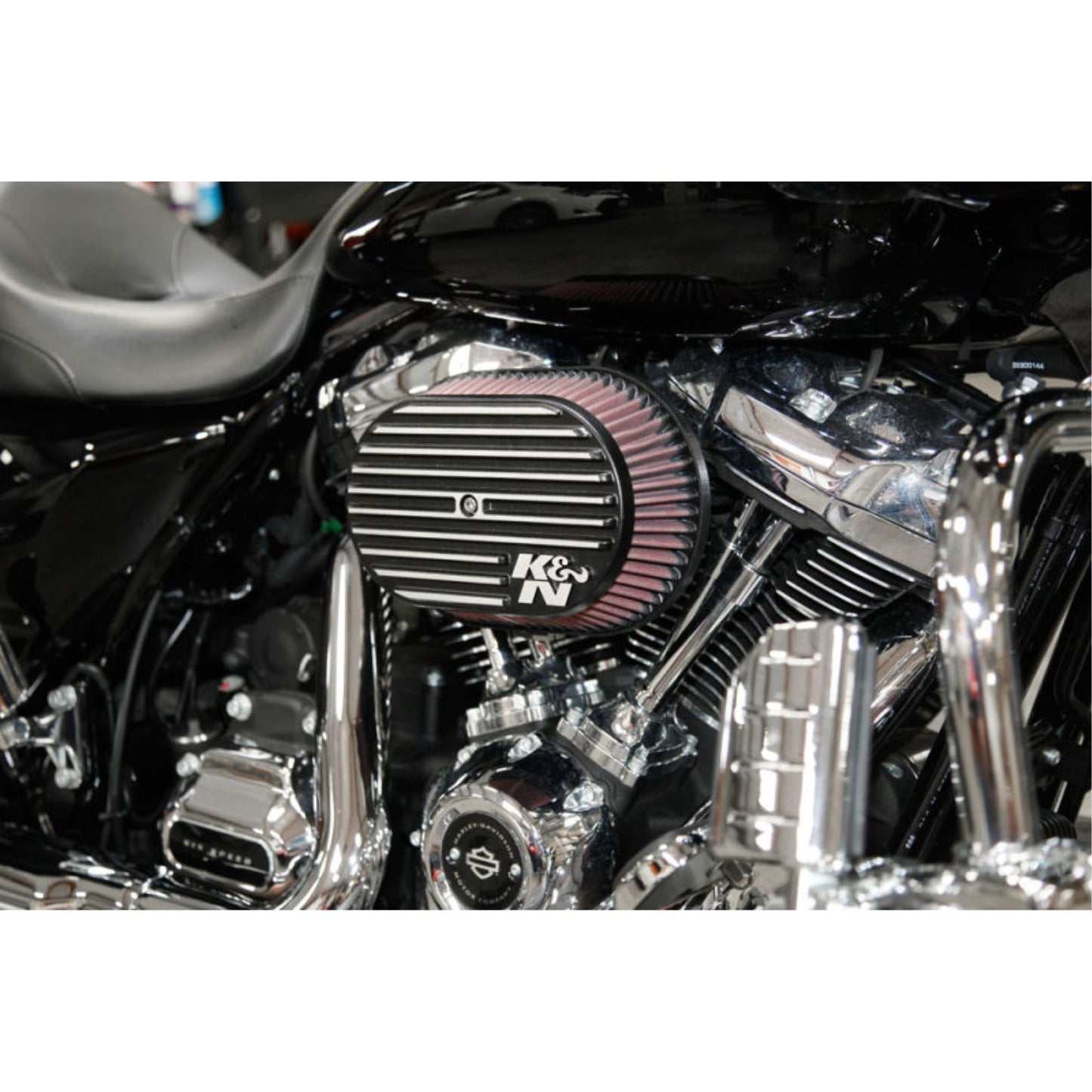 K&N Filters Intake Kit Black Softail/Dyna [MPN: RK-3953]_1754045