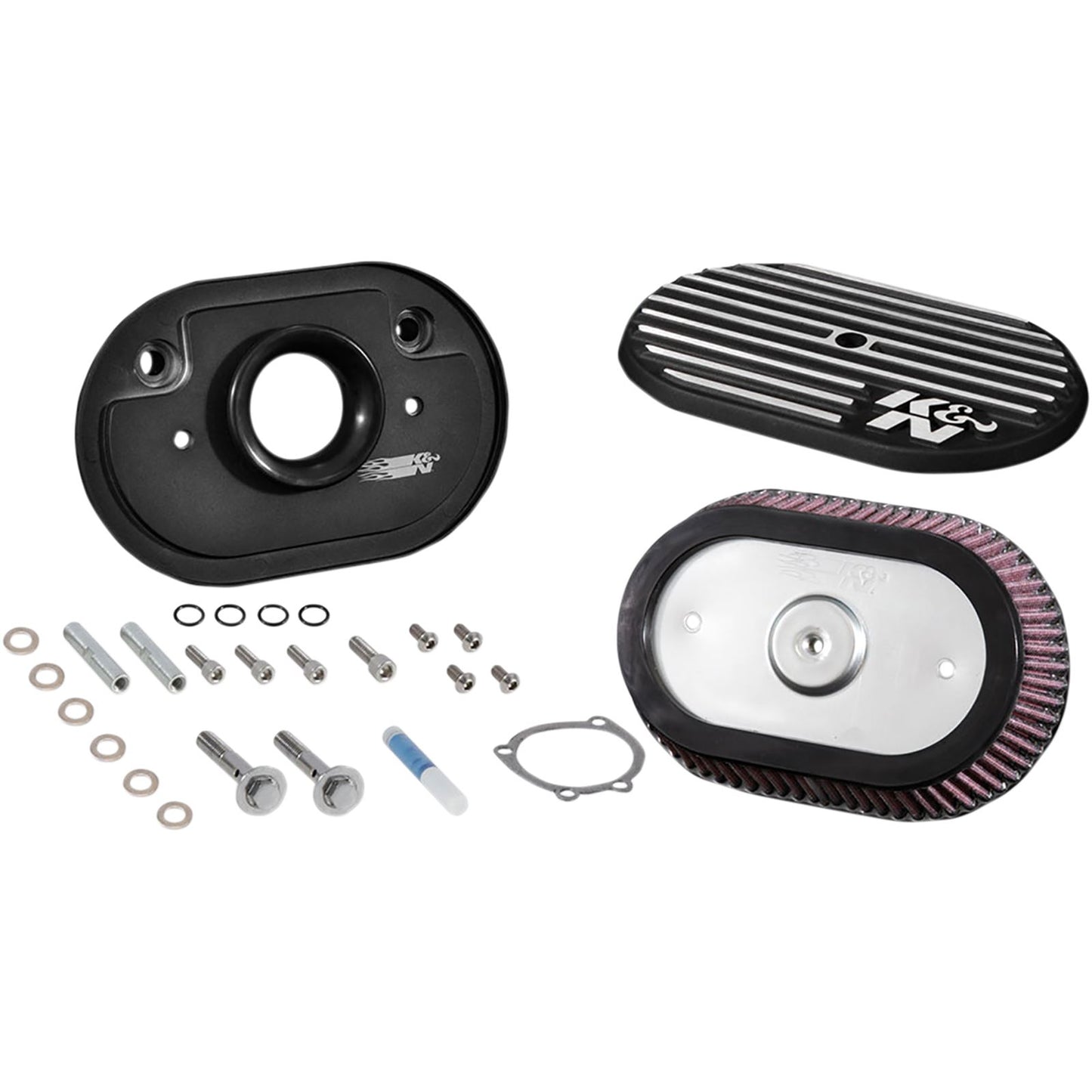 K&N Filters Intake Kit Black Softail/Dyna [MPN: RK-3953]_402615