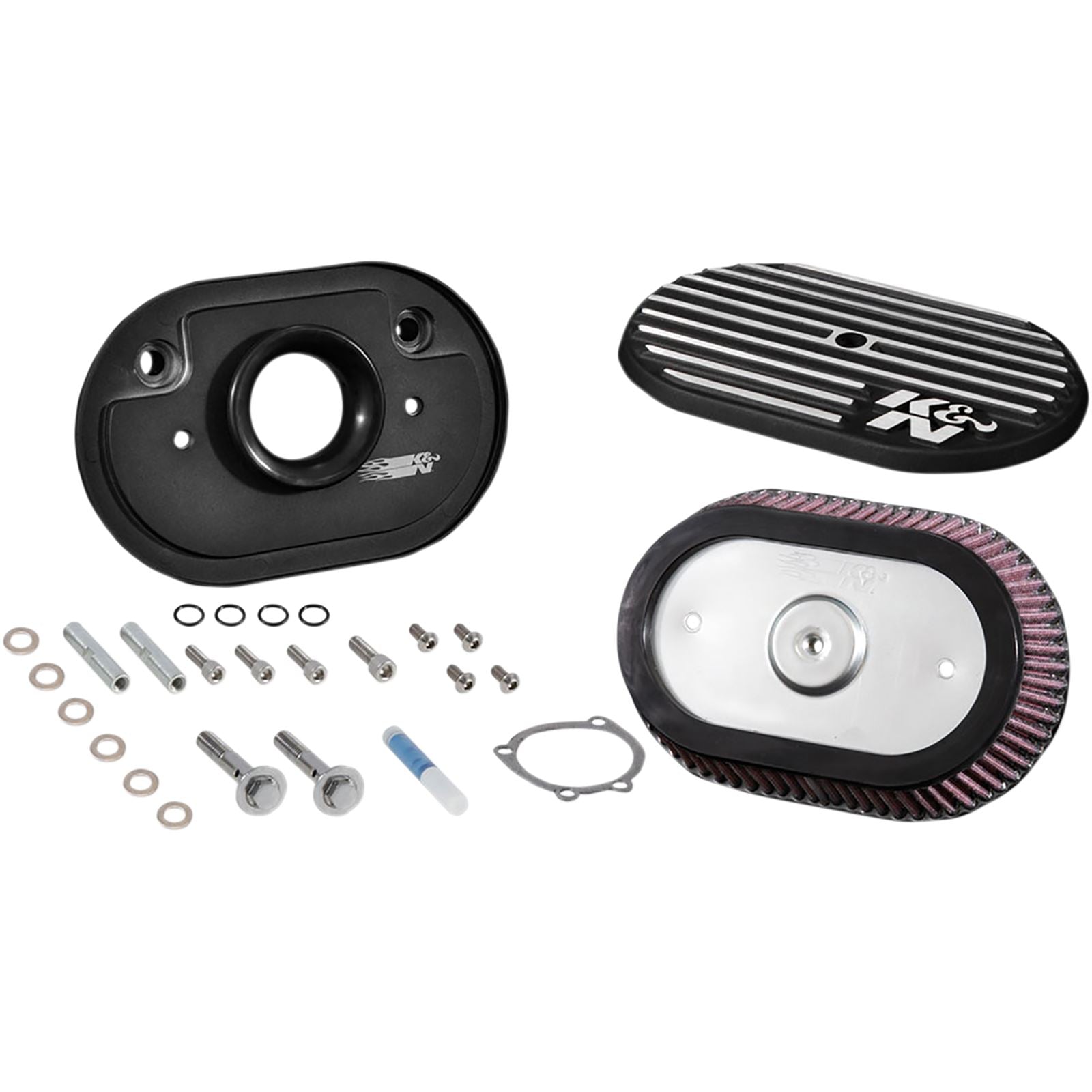 K&N Filters Intake Kit Black Softail/Dyna [MPN: RK-3953]_402615
