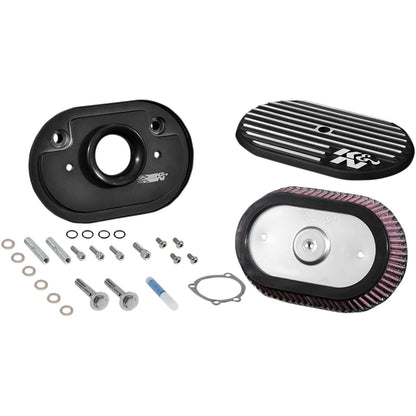 K&N Filters Intake Kit Black Softail/Dyna [MPN: RK-3953]_402615