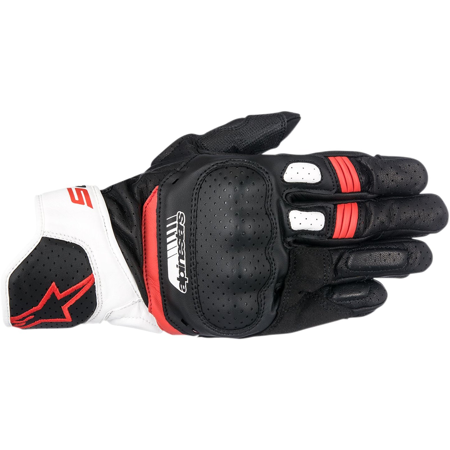 Alpinestars SP-5 Gloves - Black/White/Red_332267