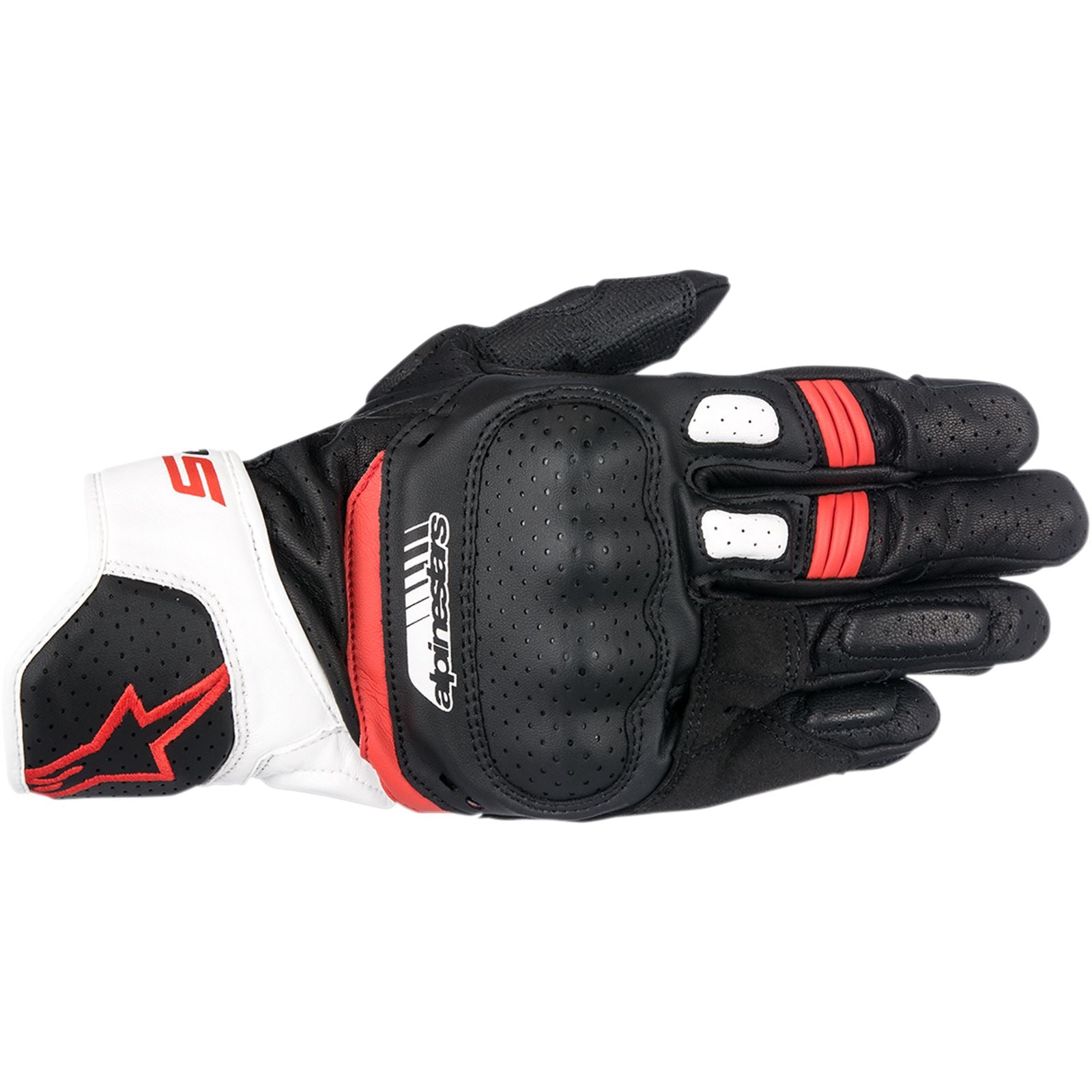 Alpinestars SP-5 Gloves - Black/White/Red_332267