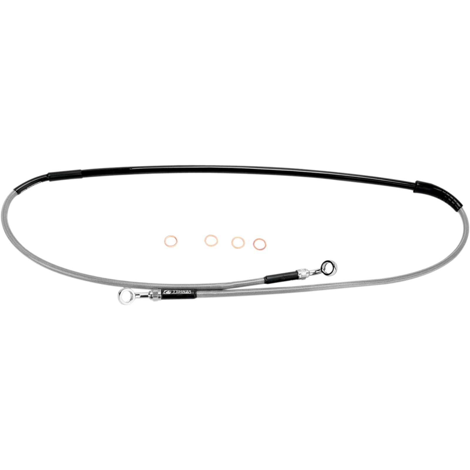 Moose Offroad Stainless Steel Brake Line Fits Kawasaki/Suzuki 1741-0985_437322