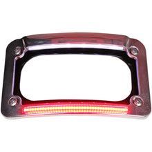 Custom Dynamics Dual-LED License Place Frame for Indian - Chrome CD-LP-IND-C_367592