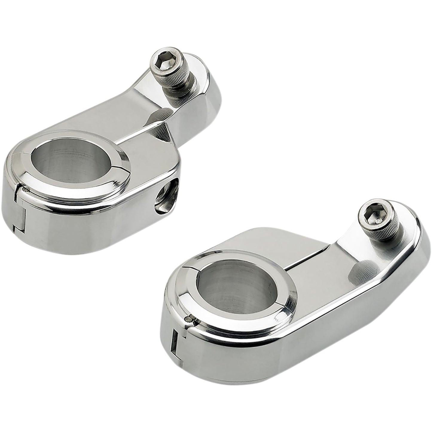 Biltwell Inc. O/S Speed Clamps - Chrome - Angled 6903-105_353254