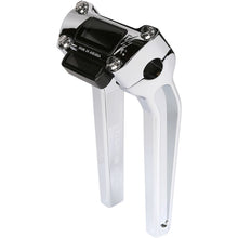 Thrashin Supply Company Chrome 9-1/2"  Pullback Handlebar Riser with Gauge Cut-Out [MPN: TSC-9500-3]_483333