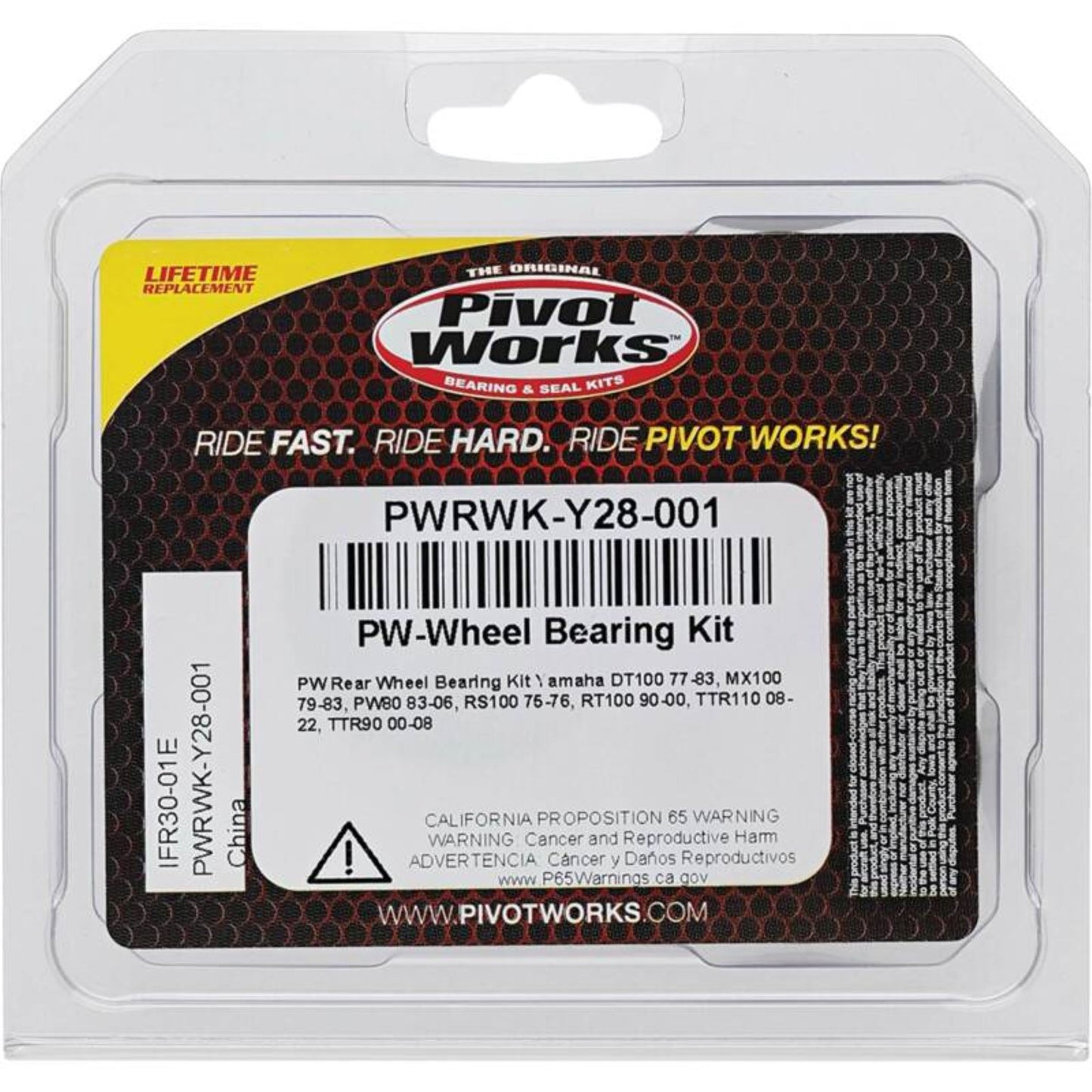 Pivot Works Rear Wheel Bearing Kit PWRWK-Y28-001_1690953