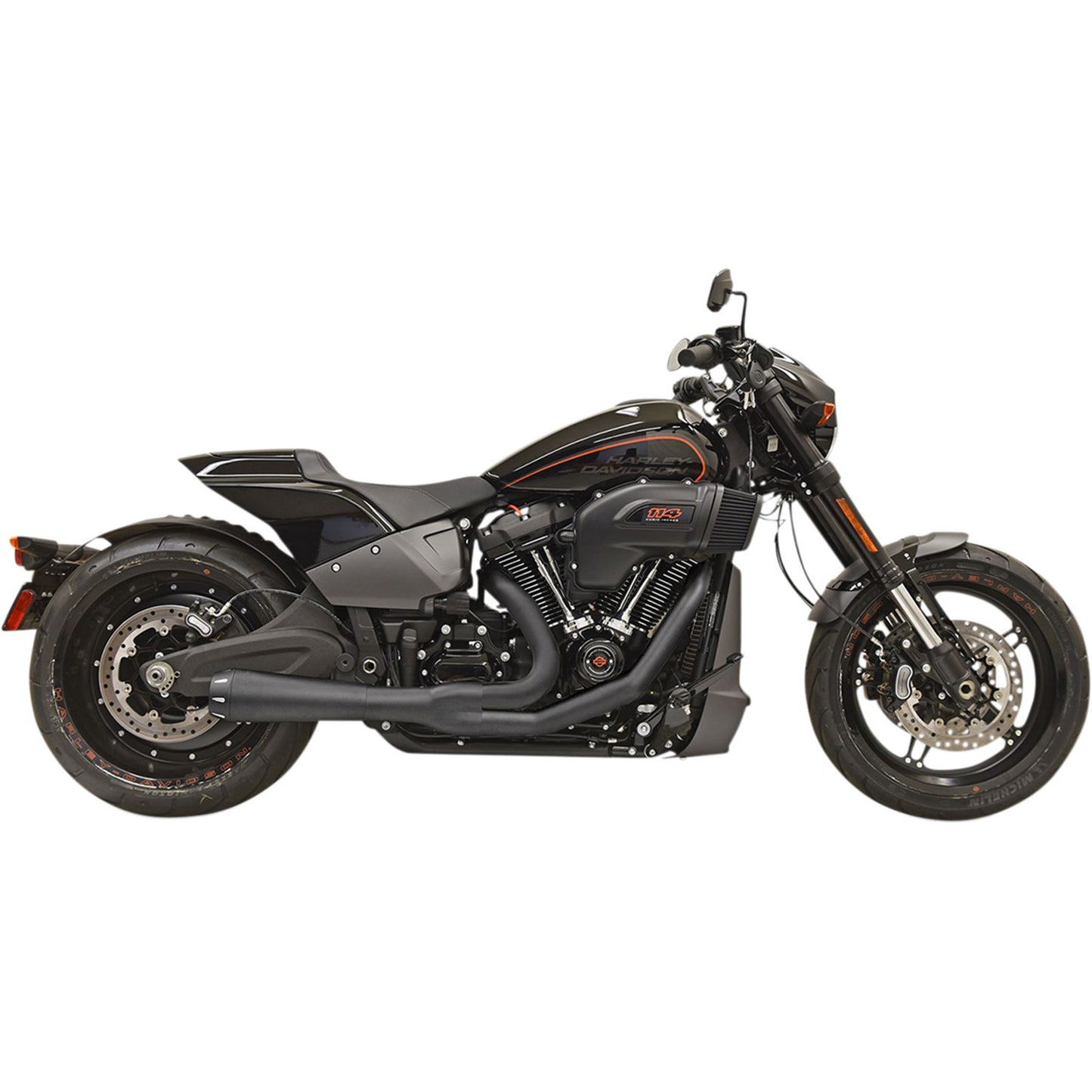 Bassani Manufacturing 2:1 Exhaust - Black [MPN: 1S94RB]_349908