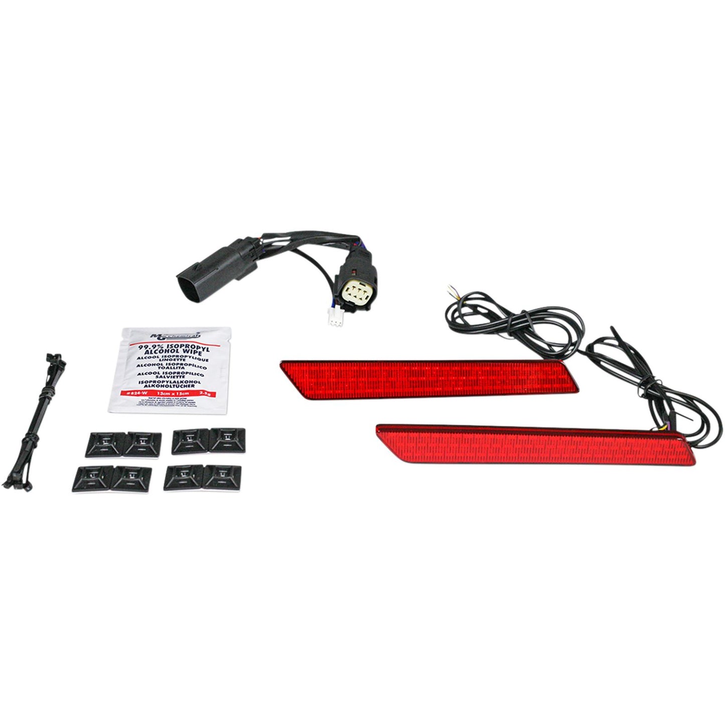 Custom Dynamics Saddlebag Latch Lights - SS6 - Red CD-LATCH-SS6-R_1042489