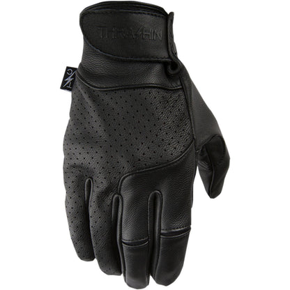 Thrashin Supply Company Siege Leather Gloves - Black - Medium [MPN: TSG-0001-09]_483449