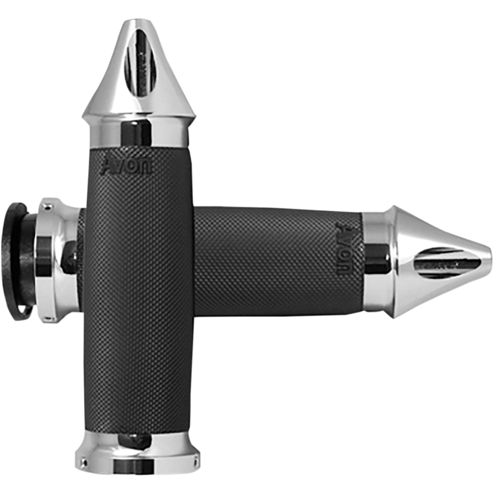 Avon Grips Chrome Custom Contour Spike Grips for Indian IN-TO-CC-85-CSP_347663