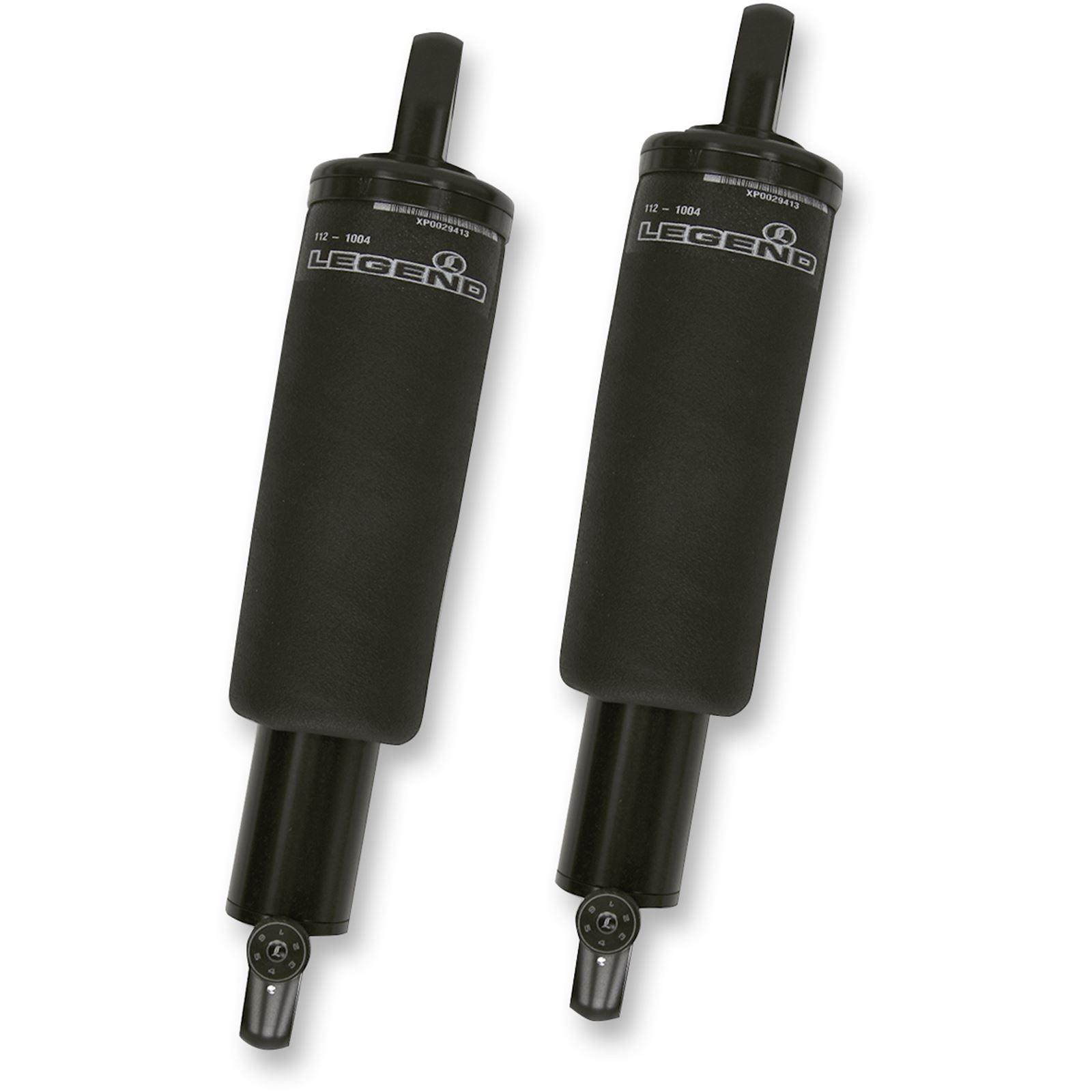 Legend Suspensions Air-A Sportster Adjustable Air Suspension - Black - Standard [MPN: 1311-0111]_418403