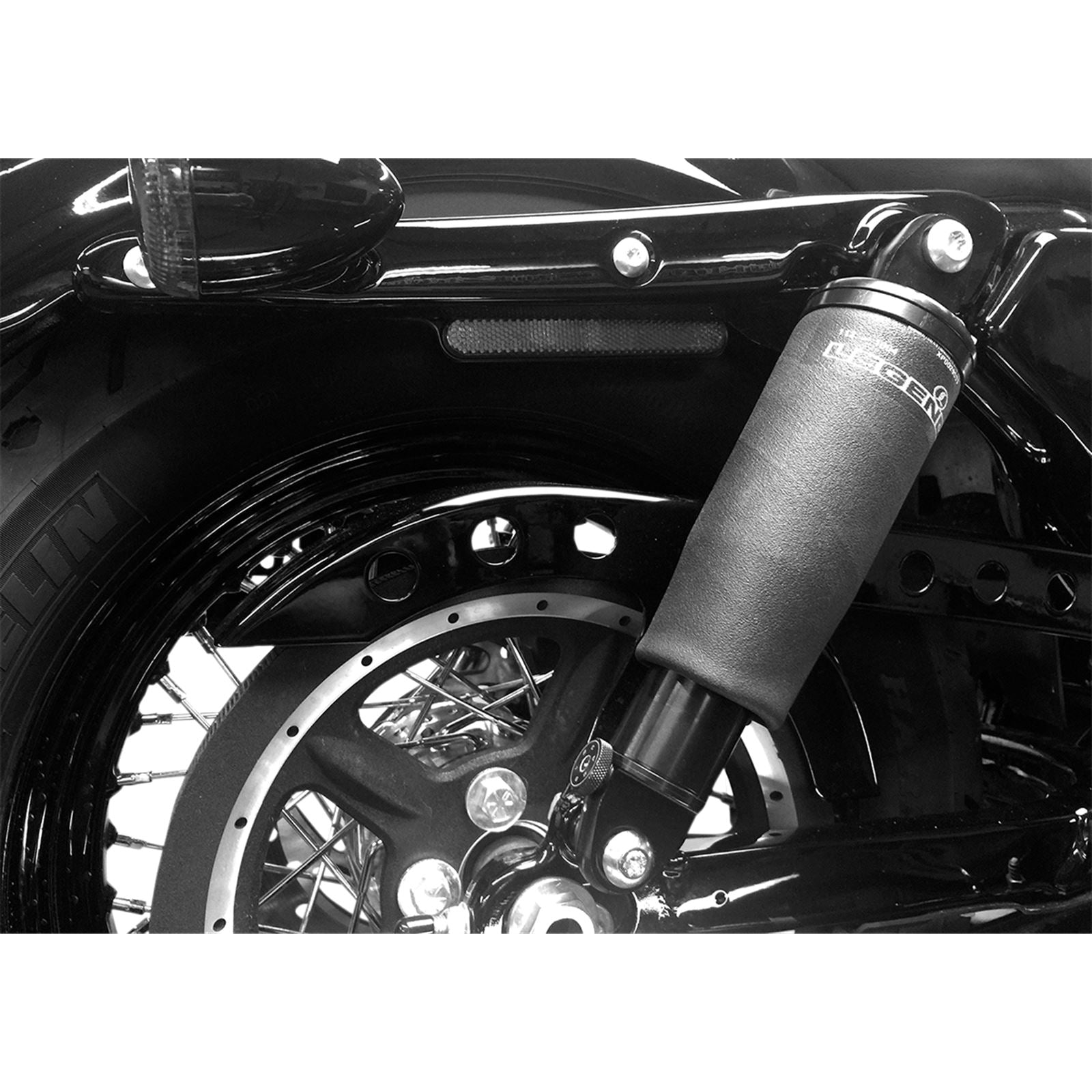 Legend Suspensions Air-A Sportster Adjustable Air Suspension - Black - Standard [MPN: 1311-0111]_418405