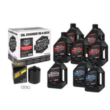 Maxima Milwaukee-Eight Synthetic 20W-50 Oil Change Kit - Black Filter 90-129018PB_677583