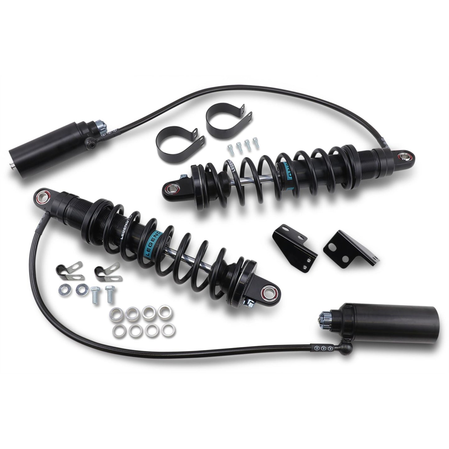 Legend Suspensions Revo ARC Remote Reservoir Shocks - Standard - Black - 14" - '99-'08 FL [MPN: 1310-1880]_418356