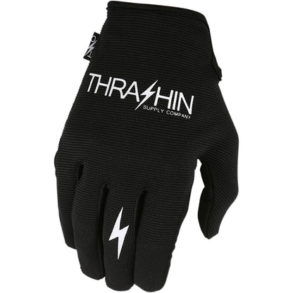 Thrashin Supply Company Stealth Gloves - Black/Black - X-Small [MPN: SV1-01-07]_483458