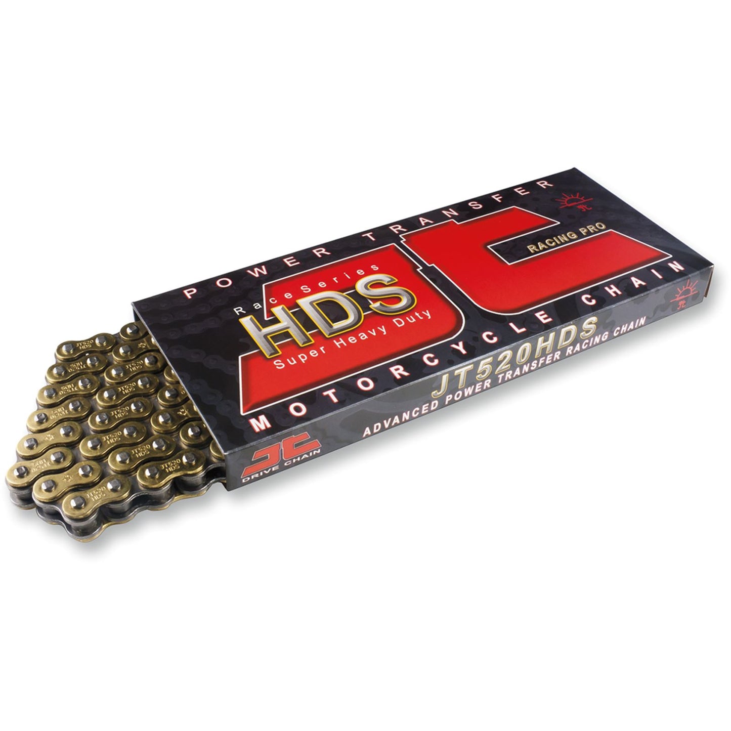 JT Sprockets 520 HDS - Ultimate Competition Chain - Steel - 124 Links JTC520HDS124SL_401162