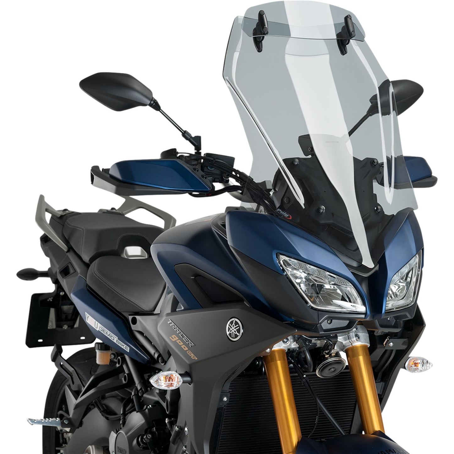 Puig Touring Windscreen - Light Smoke - For Yamaha 9726H_461589