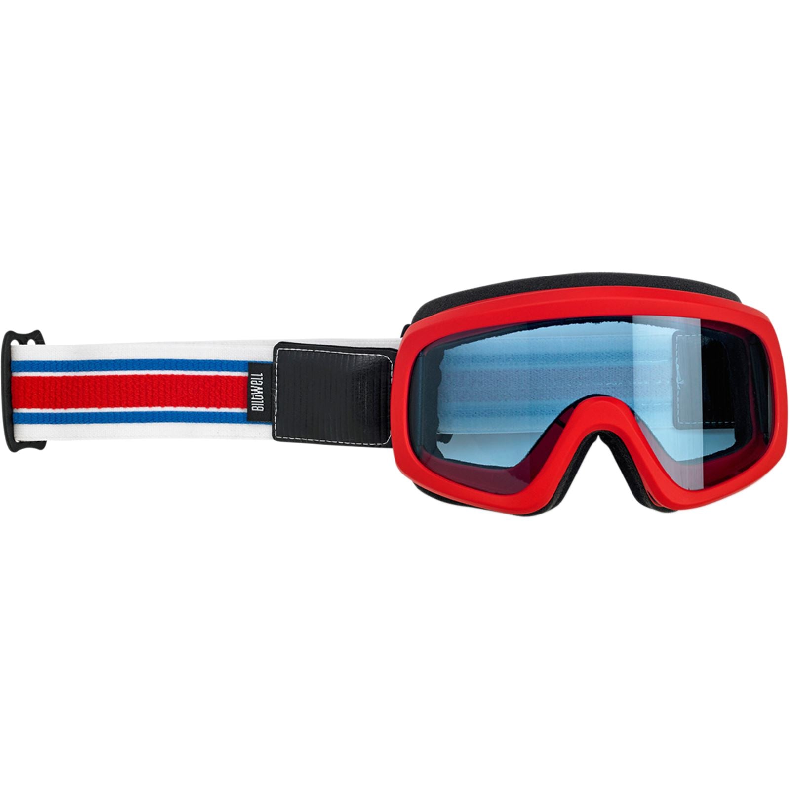 Biltwell Inc. Overland 2.0 Goggles - Racer - Red/White/Blue 2111-5605-007_353273