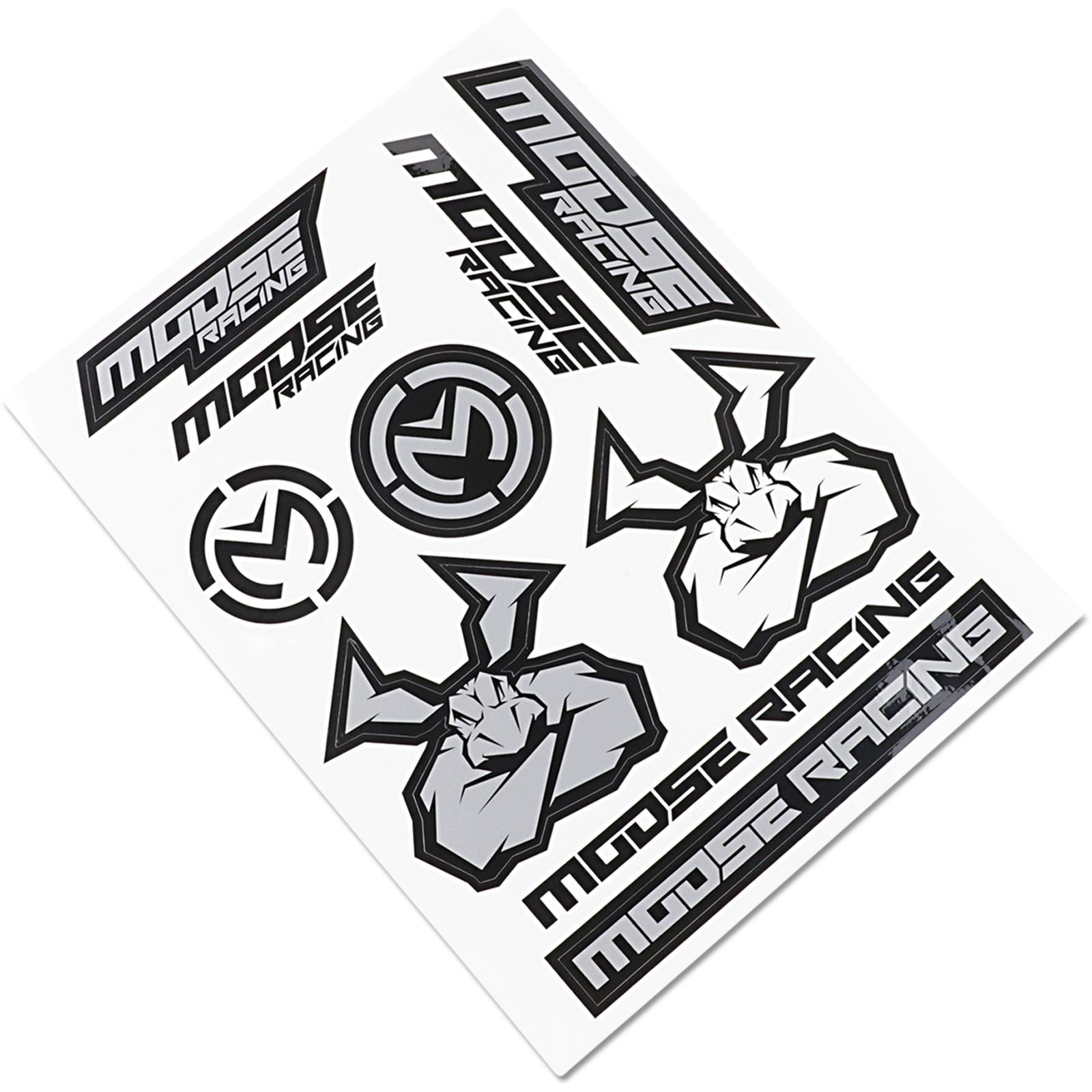 Moose Offroad S2 Decal - Moose Racing - Black/Silver 4320-2205_441810