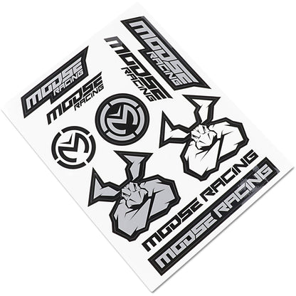Moose Offroad S2 Decal - Moose Racing - Black/Silver 4320-2205_441810