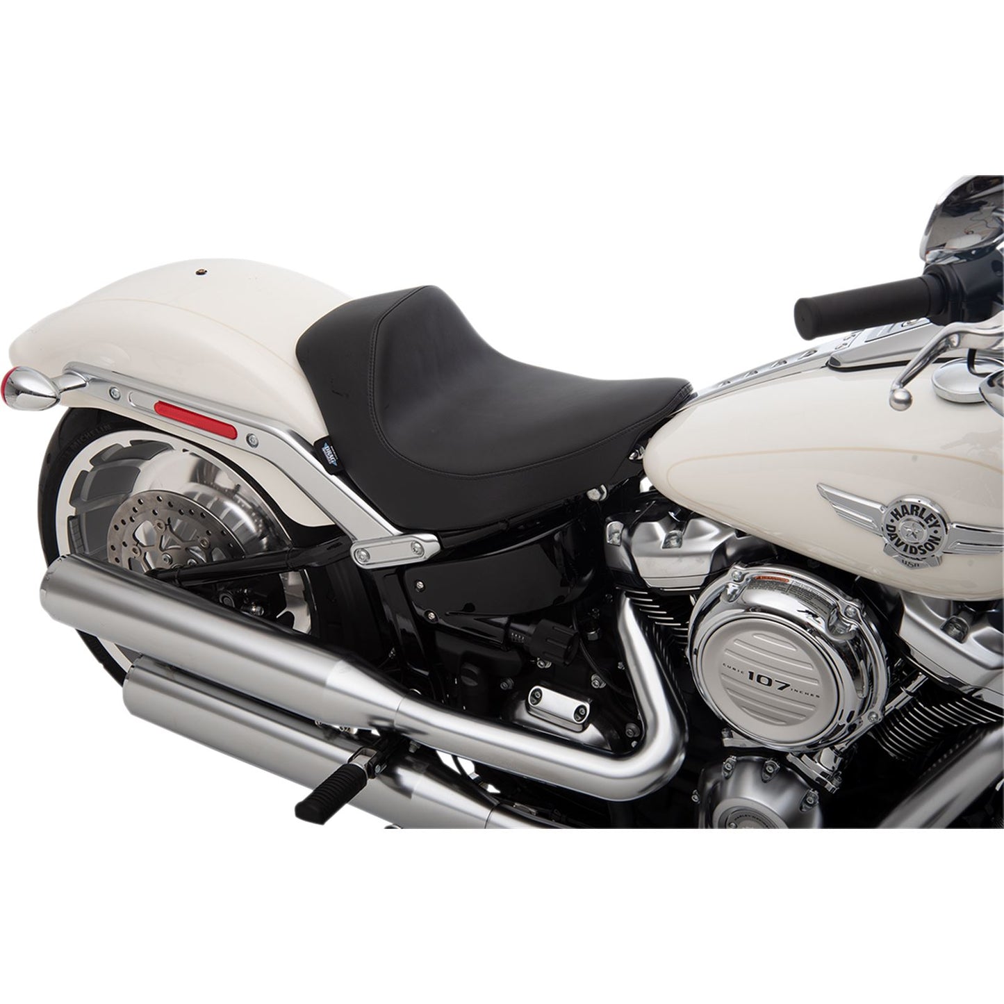 Drag Specialties EZ-Solo Seat - Smooth - Solar-Reflective Leather - FLFB/S [MPN: 0802-1184]_373977