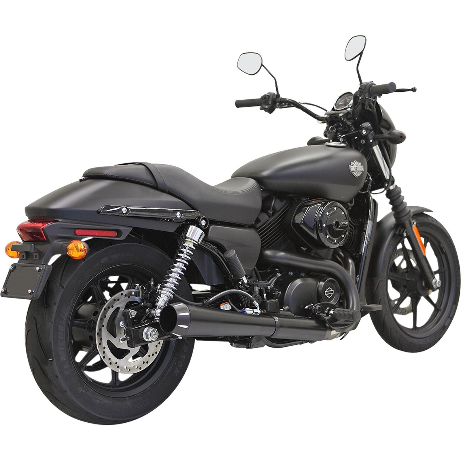 Bassani Manufacturing 4" Black Muffler - Megaphone - XG50/750 [MPN: 1527RB]_350003
