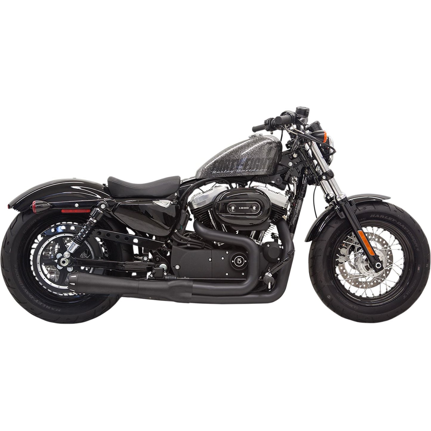 Bassani Manufacturing Mega Power Exhaust - Black [MPN: 1X32RB]_349815