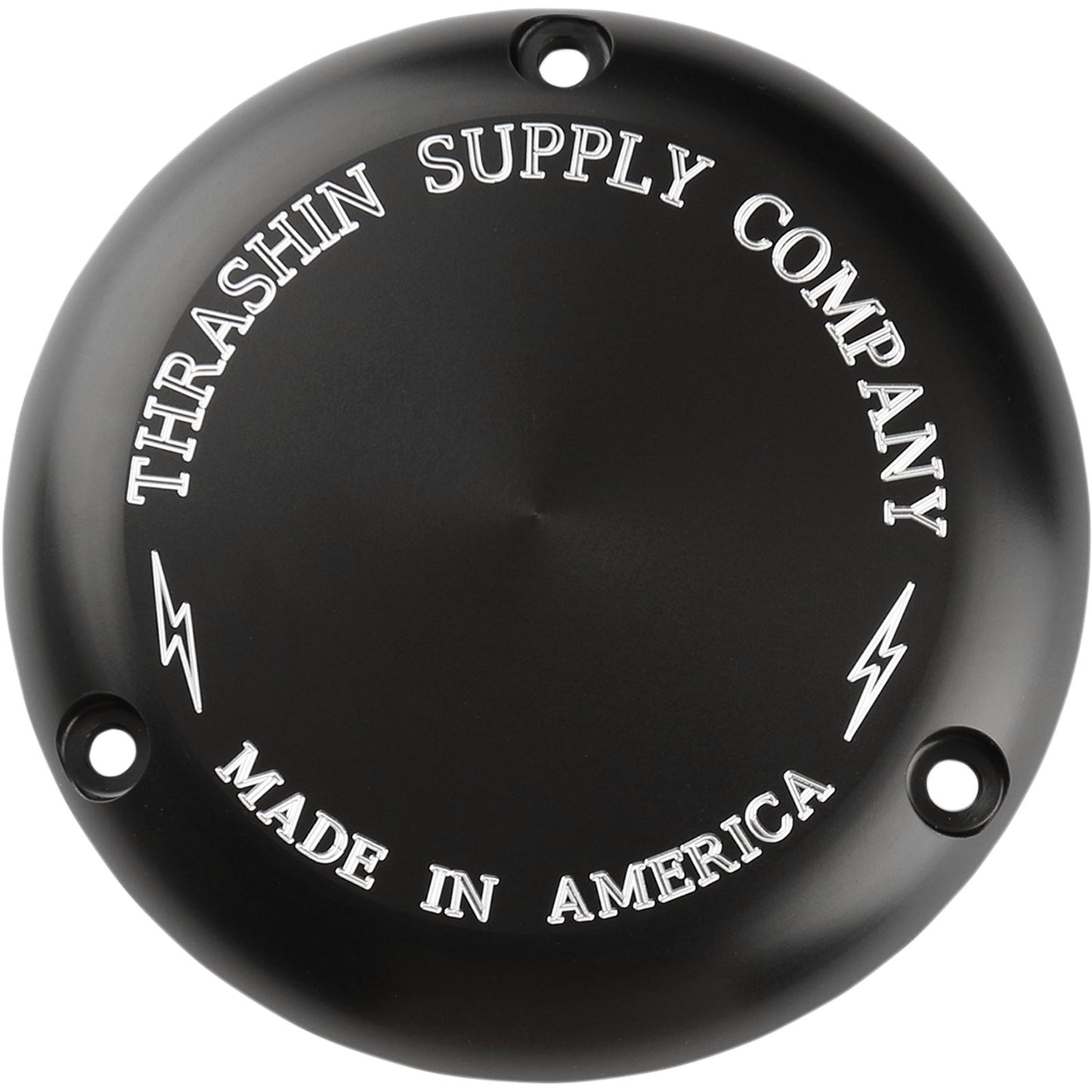Thrashin Supply Company Derby Cover Classic Black EVO [MPN: TSC-3000-4]_483361