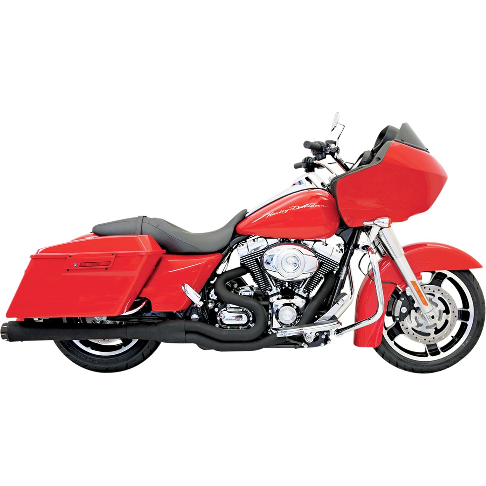 Bassani Manufacturing Megapower 2:1 Exhaust - Black [MPN: FLH-767B]_349730