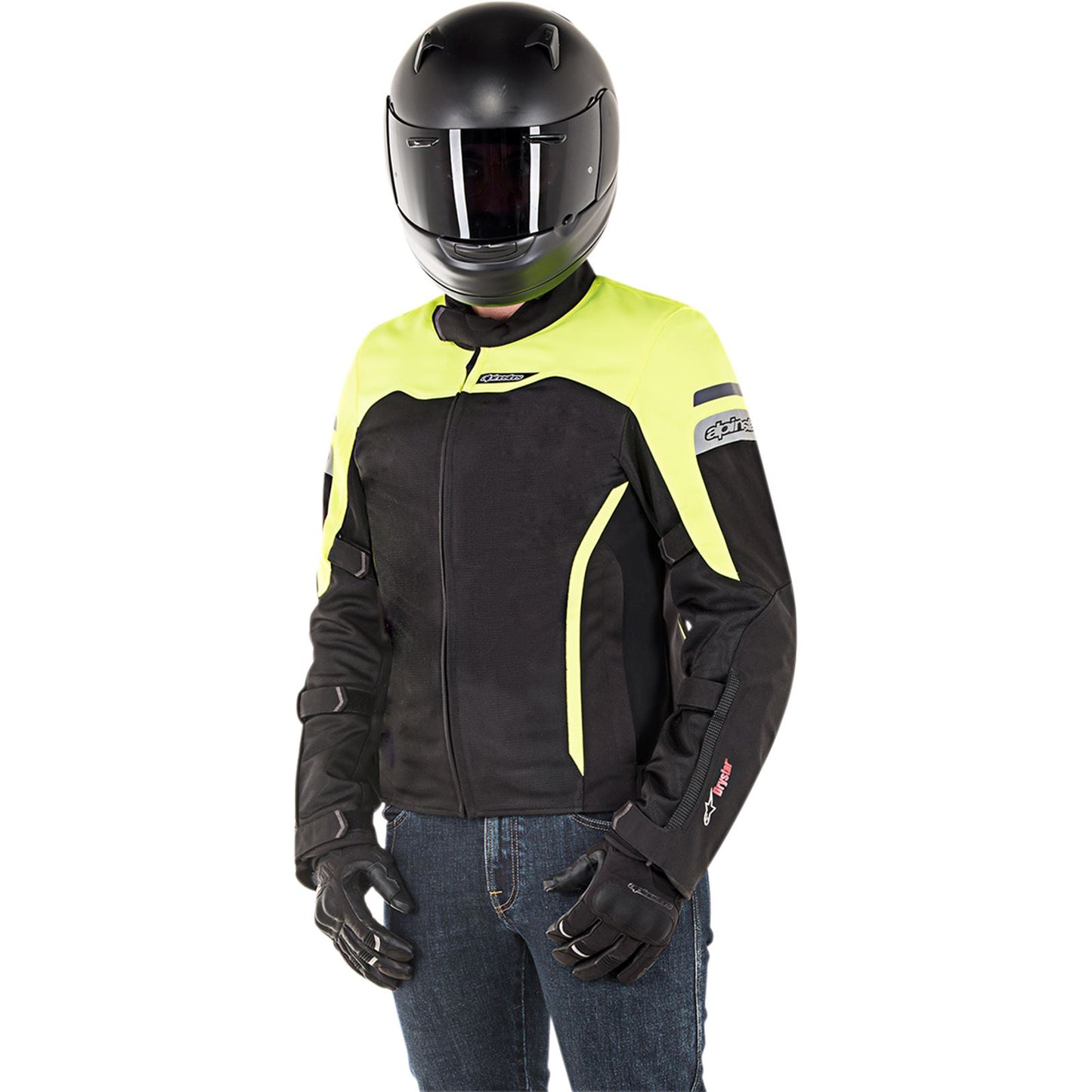Alpinestars Leonis Jacket - Black/Yellow - Small [MPN: 3206518-155-S]_329707