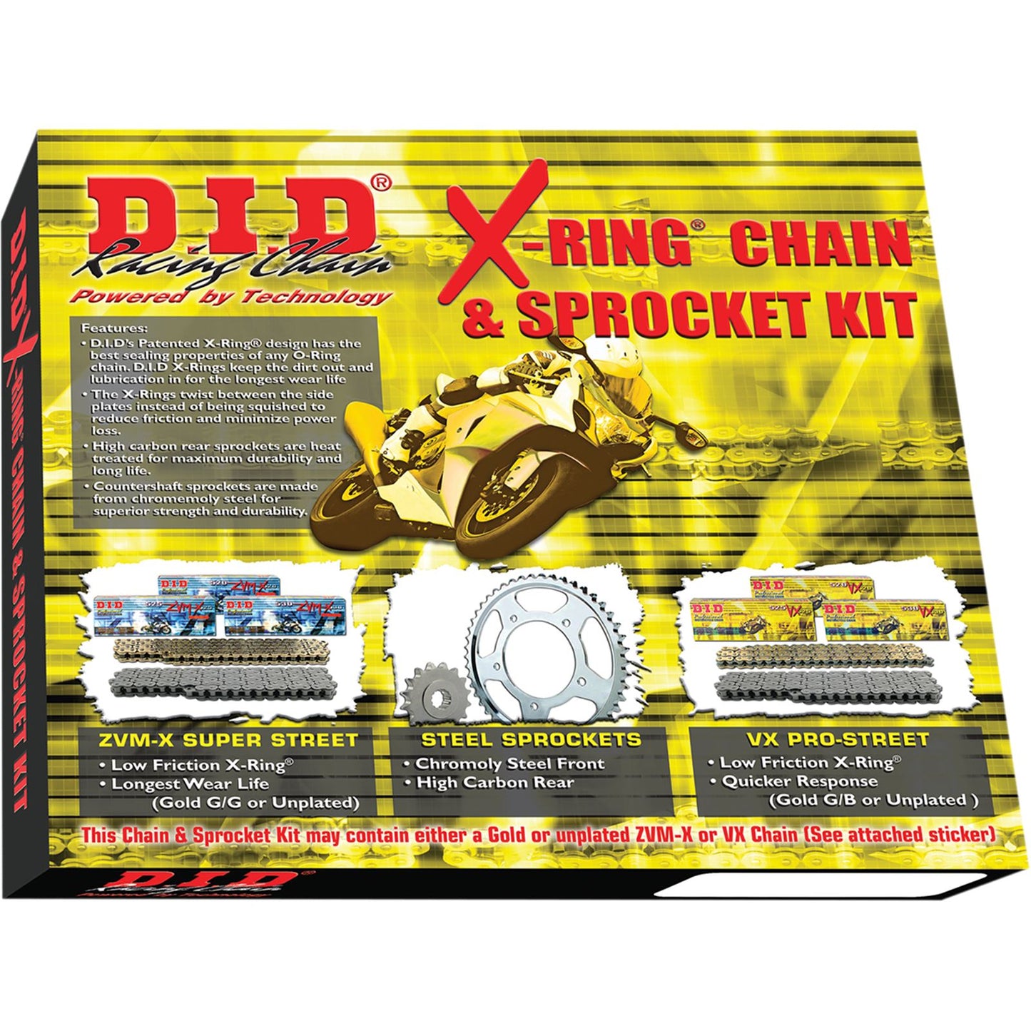 D.I.D. Chain Kit for Honda CB 919 '02-'07 [MPN: DKH-012G]_372689