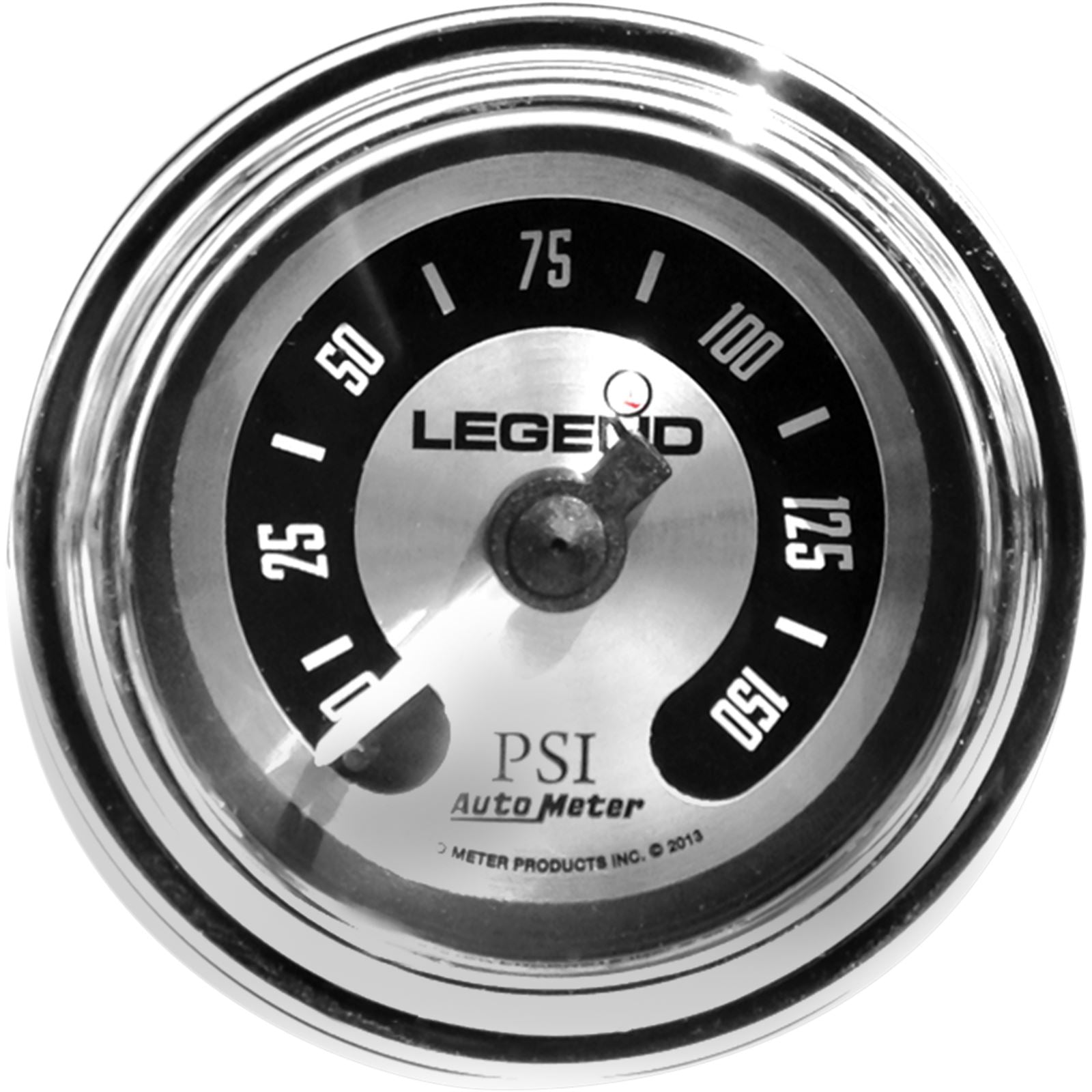 Legend Suspensions Fairing Mounted LED Backlit PSI Gauges - Spun Aluminum [MPN: 2212-0492]_418455