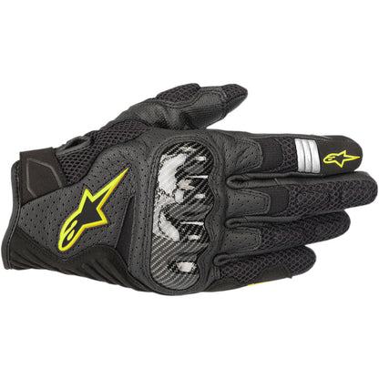 Alpinestars SMX-1 Air V2 Gloves - Black/Yellow - 2X-Large [MPN: 3570518-155-2X]_332718