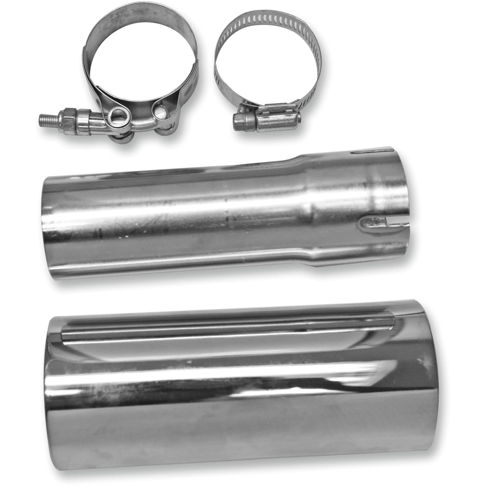 Bassani Manufacturing 2-1 Muffler Adapter - '10 FLHX/FLTRX [MPN: 11119P]_350038