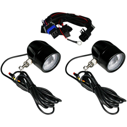 Custom Dynamics ProBeam LED Fog Light for Indian - Black PB-FOG-IND-B_367326