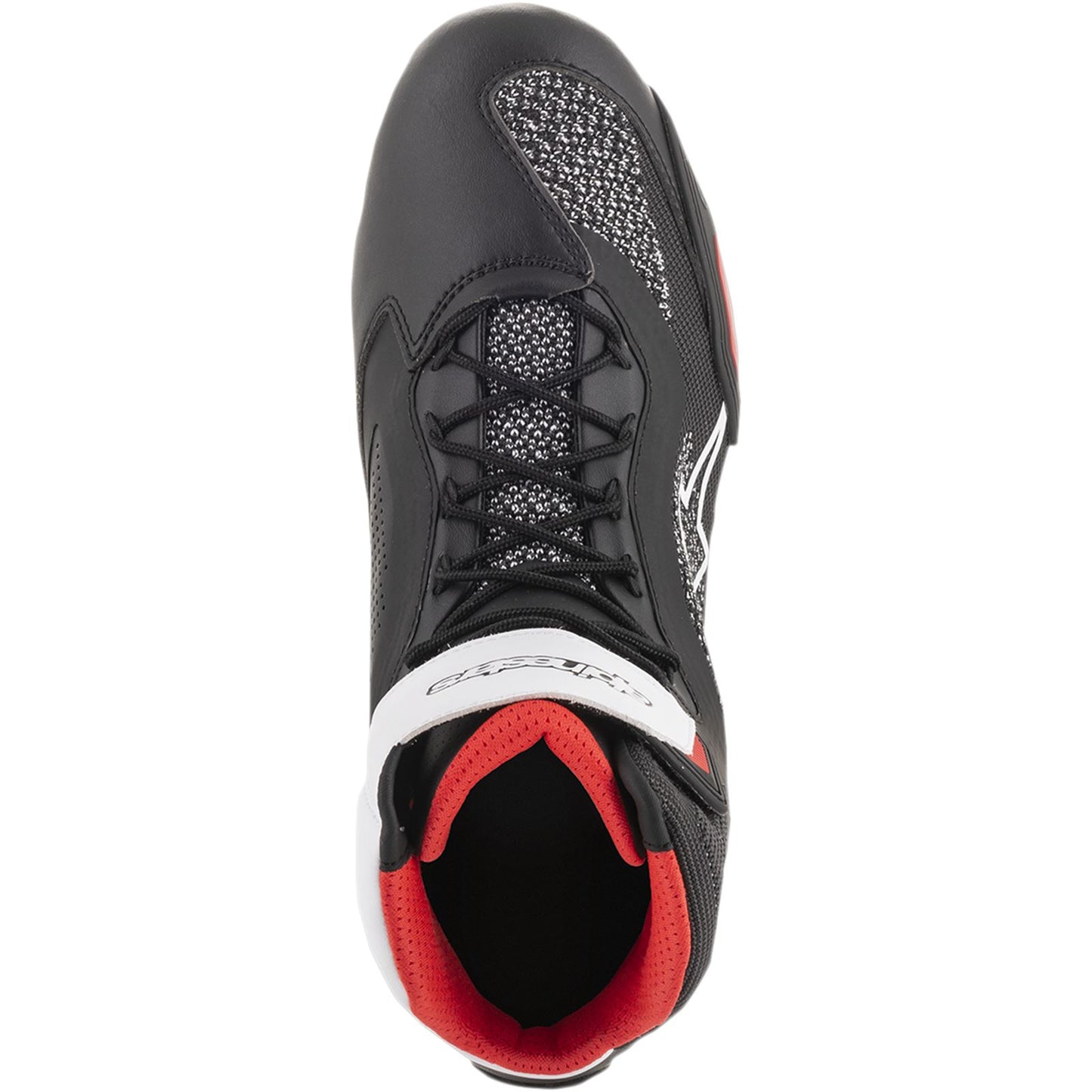 Alpinestars Faster-3 Rideknit Shoes - Black/White/Red - Size 9.5 [MPN: 2510319-123-9.5]_338911