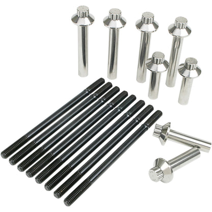 Feuling Stud  Bolt Kit for Harley-Davidson® M8 - Black/Chrome 3024_387136