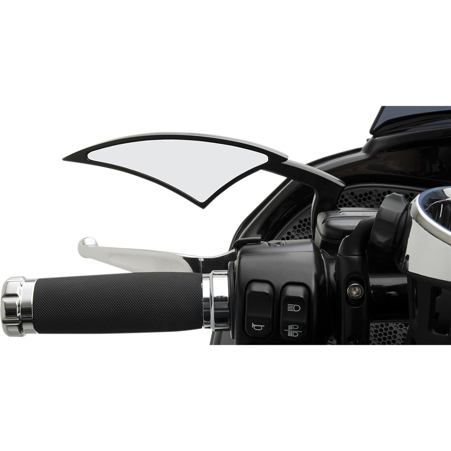 Paul Yaffe's Bagger Nation Power Mirror - Black [MPN: PMP-B]_452029