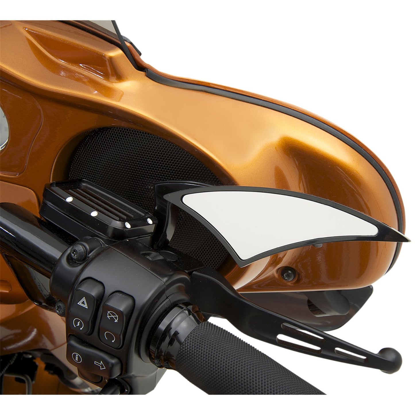 Paul Yaffe's Bagger Nation Power Mirror - Black [MPN: PMP-B]_452031