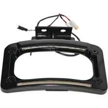 Custom Dynamics Dual-LED License Place Frame for Indian - Black CD-LP-IND-B_1042583