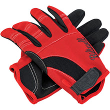 Biltwell Inc. Moto Gloves - Red/Black/White - Large 1501-0804-004_353504