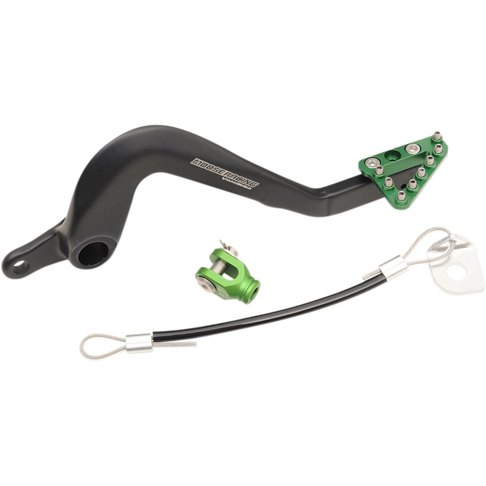 Moose Offroad Brake Pedal - Green for Kawasaki 1610-0547_436979