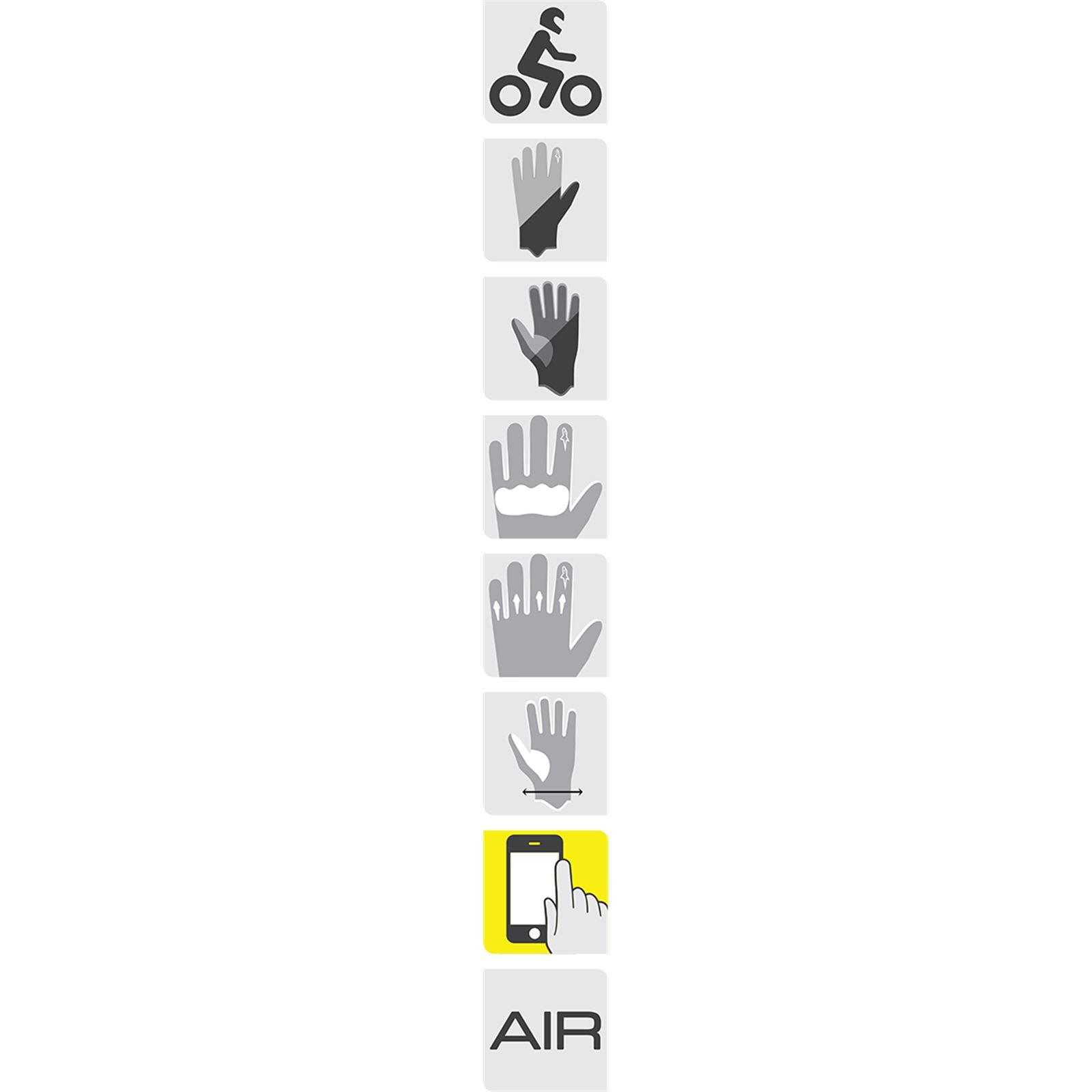 Alpinestars SMX-2 Air Carbon V2 Gloves - Black/Red/White/Yellow - Small [MPN: 3567717-1325-S]_332198