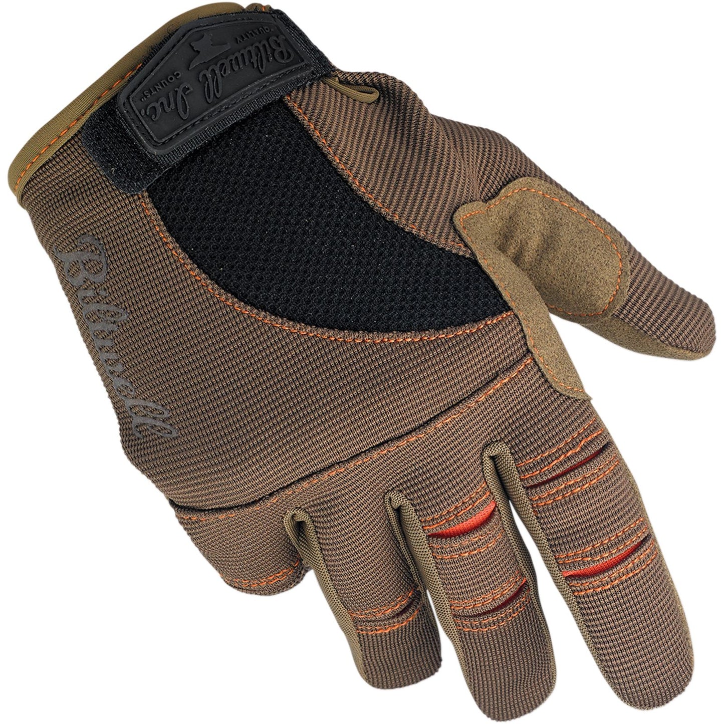 Biltwell Inc. Moto Gloves - Brown/Orange - X-Large 1501-0206-005_353397