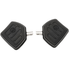 Performance Machine Passenger Floorboards - Contoured - Black 0036-1016-B_452950